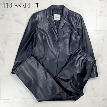 트루사르디 가죽 셋업 팬츠 블랙 사이즈 44*GD232