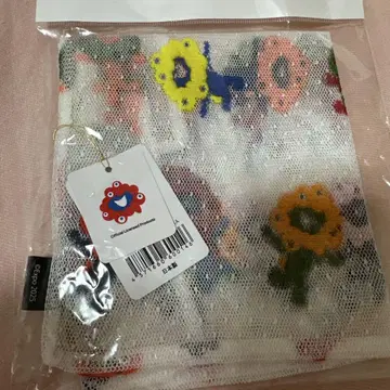 미사용 새상품 미야쿠미야쿠 레이스 에코백 멀티 컬러