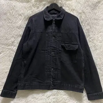 유니클로 1st G 데님 자켓 블랙 XL 사이즈