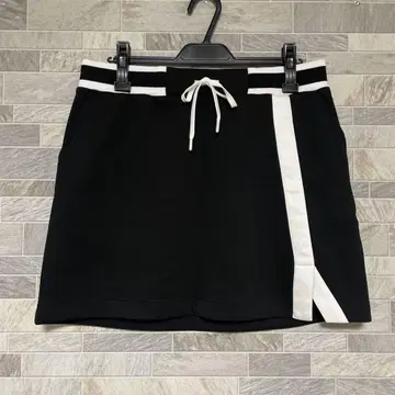 TIGORA 종이상자 니트 스커트 여성용 골프 블랙 XL 새상품