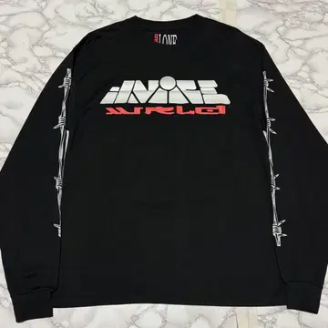 레어 [ VLONE juice world ] 로고 긴팔 티셔츠
