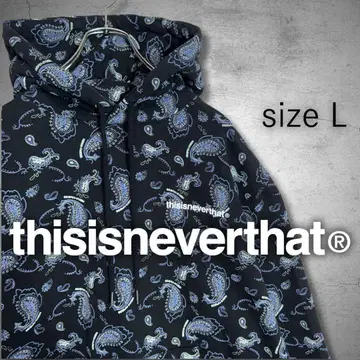 thisisneverthat 디스이즈네버댓 후드티 블랙 L