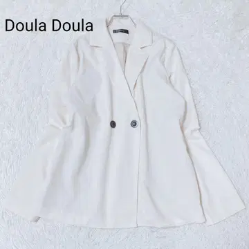 두라두라 자켓 L 사이즈 베이지 아우터 여성용 버튼