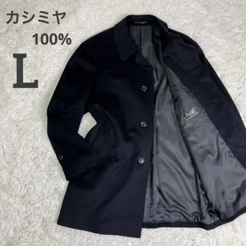 [ 새상품급 ] 캐시미어 100% 스텐카라 코트 히요쿠 시타테 L 사이즈