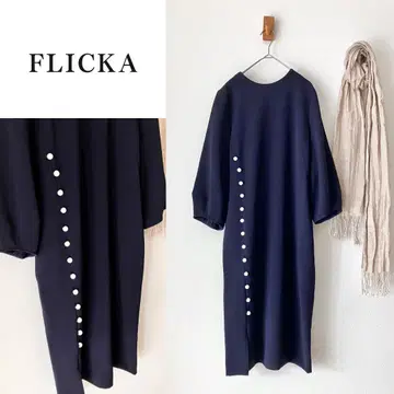 FLICKA 플리커 사이드 펄 원피스 드레스 시치고산 세레모니