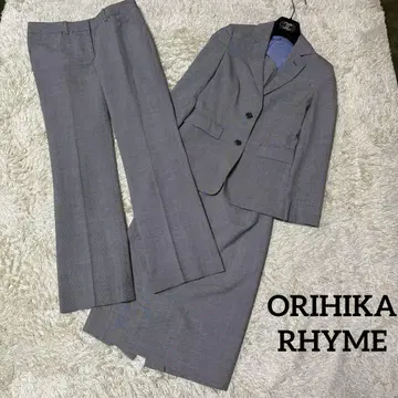 새상품급 오리히카 셋업 쓰리피스 스커트 팬츠 수트 그레이