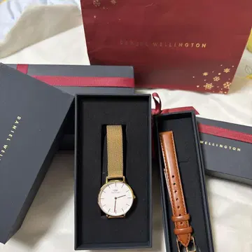 DANIELWELLINGTON 여성용 손목시계 교체용 벨트 포함