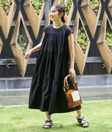 [ 접촉 냉감 ] SUMMERCOOL 티어드 원피스 한정판 전개