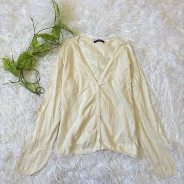 TRANS WORK 여성용 긴팔 가디건 (M) 삼양상회 코튼