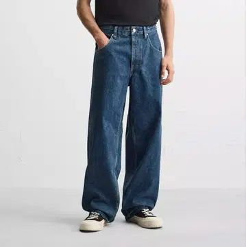 ZARA 자라 드로우 스트링 BAGGY 데님 팬츠 JP 28