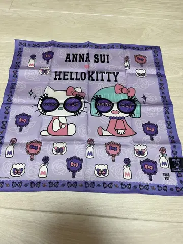 ANNA SUI HELLO KITTY 손수건 52x52cm
