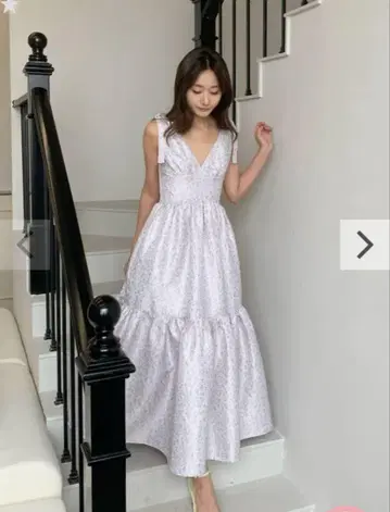 SARAH RIBBON TIERED DRESS