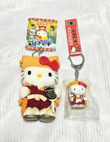 새상품 헬로키티 미토코몬 HELLO KITTY 키링 마스코트