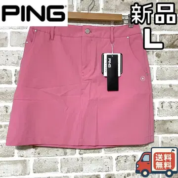 [24시간 이내/선착순] 미사용 핑골프 여성용 스커트 L 핑크