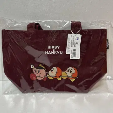 [ 미사용 새상품 ] 별의 커비 x 한큐 기차 런치 토트백 한정판 완판템