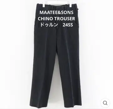 MAATEE&SONS CHINO TROUSER 드렁 24ss