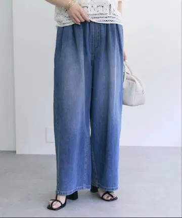 퓨어세신 25th 면린넨 데님 이지 팬츠