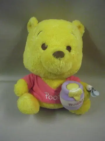 [ 미사용 ] 푸우 봉제 인형 허니 포트 포함
