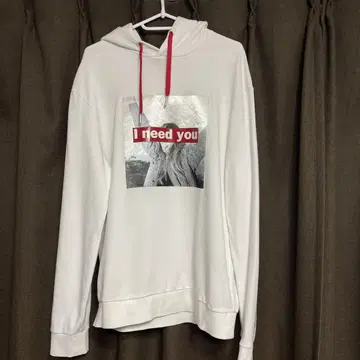 아르마니 후드티 화이트