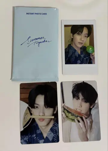 TXT SUMMER TOGETHER 수빈 트레이딩 카드 인스턴트 사진