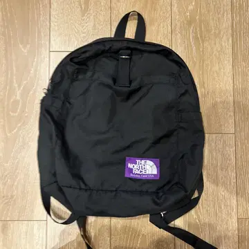 THE NORTH FACE 퍼플 라벨 블랙 백팩