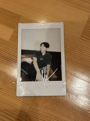 JayPark 친필 사인 폴라로이드