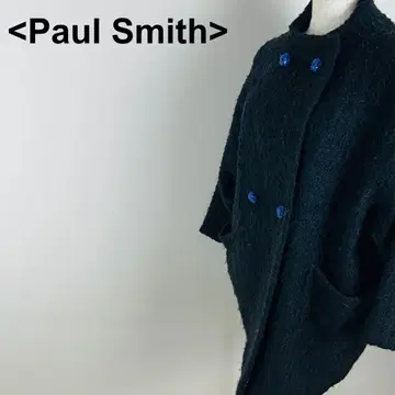 Paul+폴스미스 양모 모헤어 노르딕 루돌프 코쿤 코트