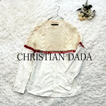 CHRISTIAN DADA 크리스천 다다 니트 셔츠 아이보리