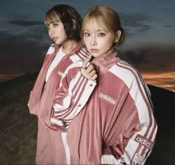 adidas 아우터 *PRELOVEDCRIMSO 벨로아 트랙탑