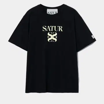 SATUR 세터 클래식 로고T셔츠 블랙
