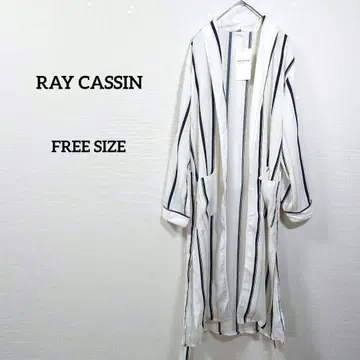 미사용 새상품 RAY CASSIN 롱 가디건 긴팔 겉옷 스트라이프