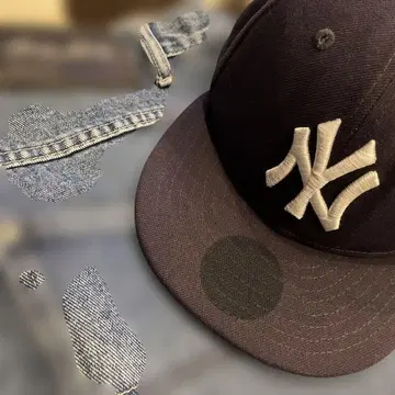NY 양키스 캡 & 페레페레 데님 팬츠