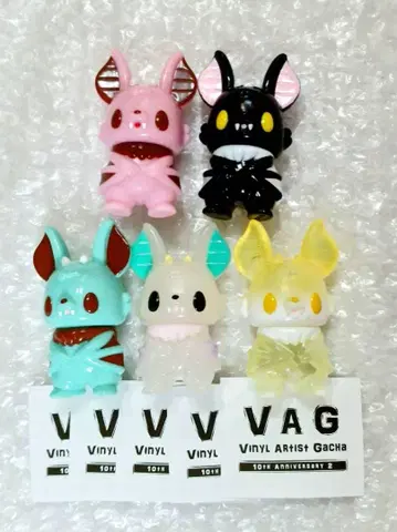 전 5종 파타파타 VAG 시리즈 소프트 비닐 가챠 피규어