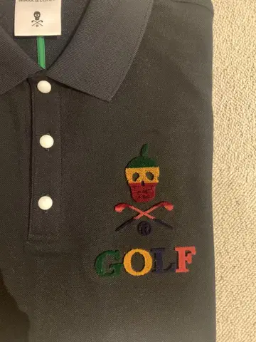 가격 인하 MARK&LONA 미사용 피케 셔츠 블랙