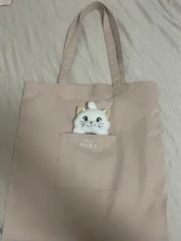 마리 봉제 인형 포함 토트백