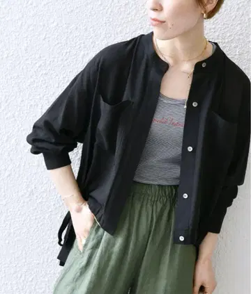SHIPS any 레이온 린넨 셔츠