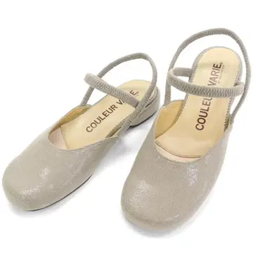 [ 미사용급 / COULEUR VARIE ] 플랫슈즈 3E 23cm