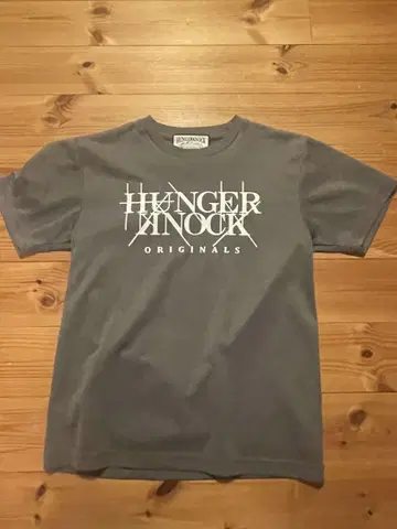 HUNGERKNOCK 오리지널 T셔츠 S 사이즈 그레이