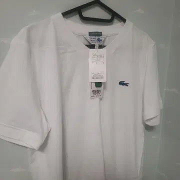 [LACOSTE x SHIPS] 미사용 새상품 화이트 T셔츠 사이즈 2