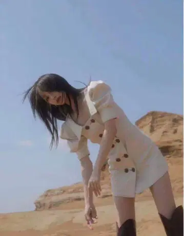 meltthelady 세일러 턱 스프링 원피스
