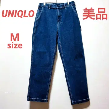 새상품급 UNIQLO 와이드핏 워크 팬츠 (스트레치 데님) M size