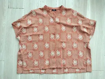 marble sud 꽃무늬 자수 셔츠 스즈란 미사용 한정품