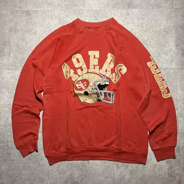 49ERS 샌프란시스코 맨투맨 US 구제 의류 빨간색 사이즈 미상