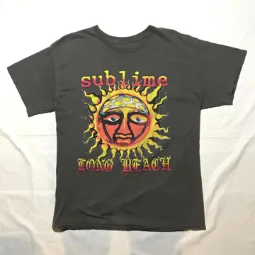 SUBLIME 티셔츠 L 서브라임 차콜 그레이 밴드Tee