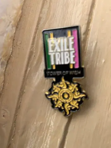 EXILE TRIBE 타워 오브 위시 핀 배지