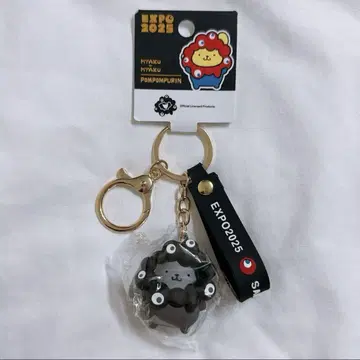 블랙 미야쿠미야쿠 산리오 키링 폼폼푸딩