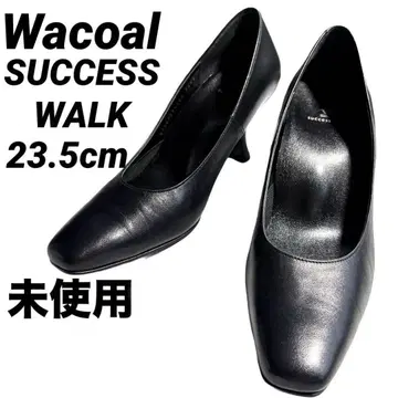 미사용 와코루 SUCCESSWALK(서세스 워크) 펌프스 23.5 블랙
