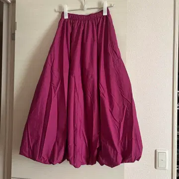 택 포함 새상품 벌룬 스커트 퍼플 셀렉샵 오리지널