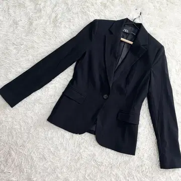 ZARA 새상품급 테일러드 자켓 심플 블랙 (M)