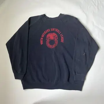 빈티지 칼리지 맨투맨 네이비 퍼플네이비 L XL
